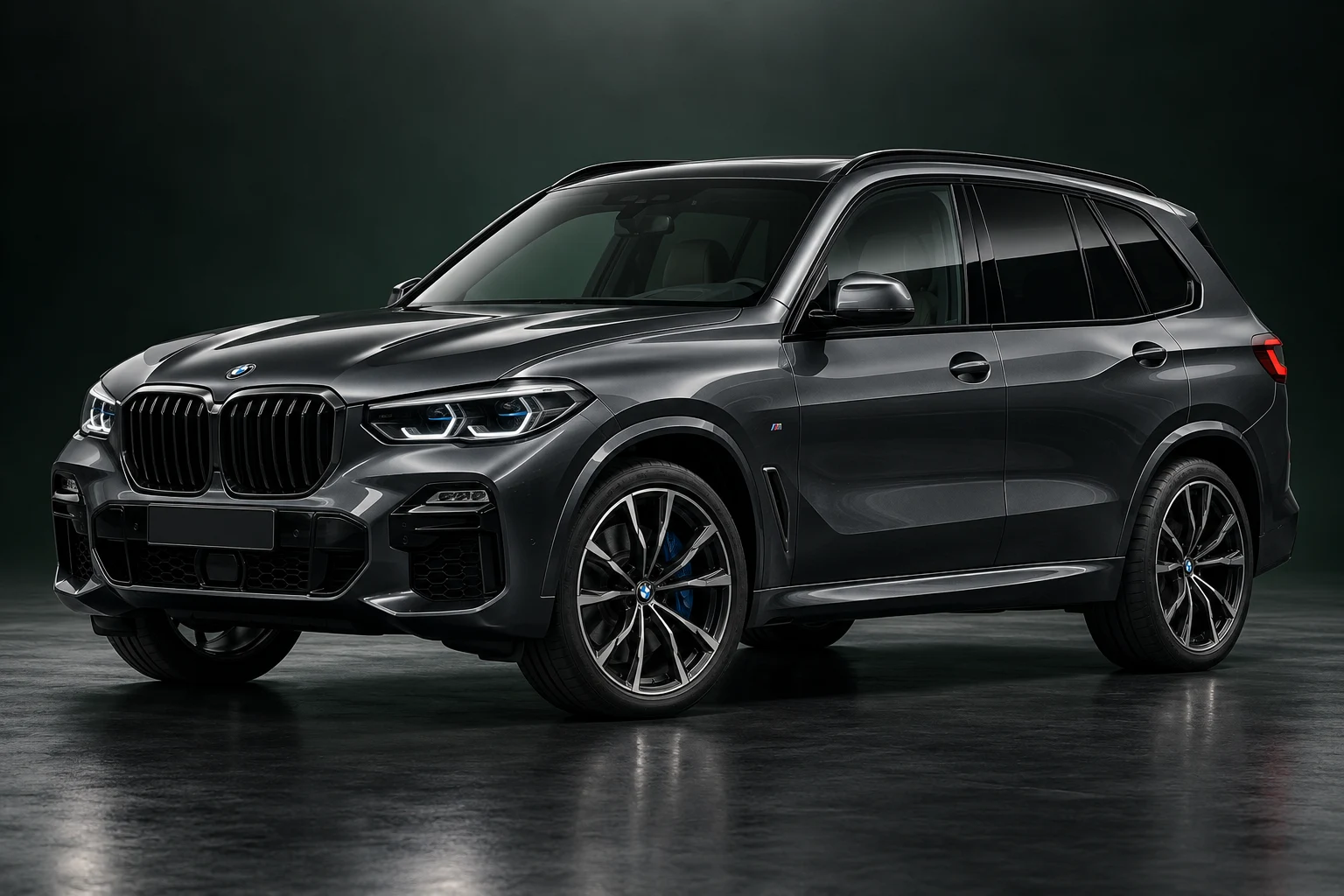 BMW — студийная визуализация автомобиля