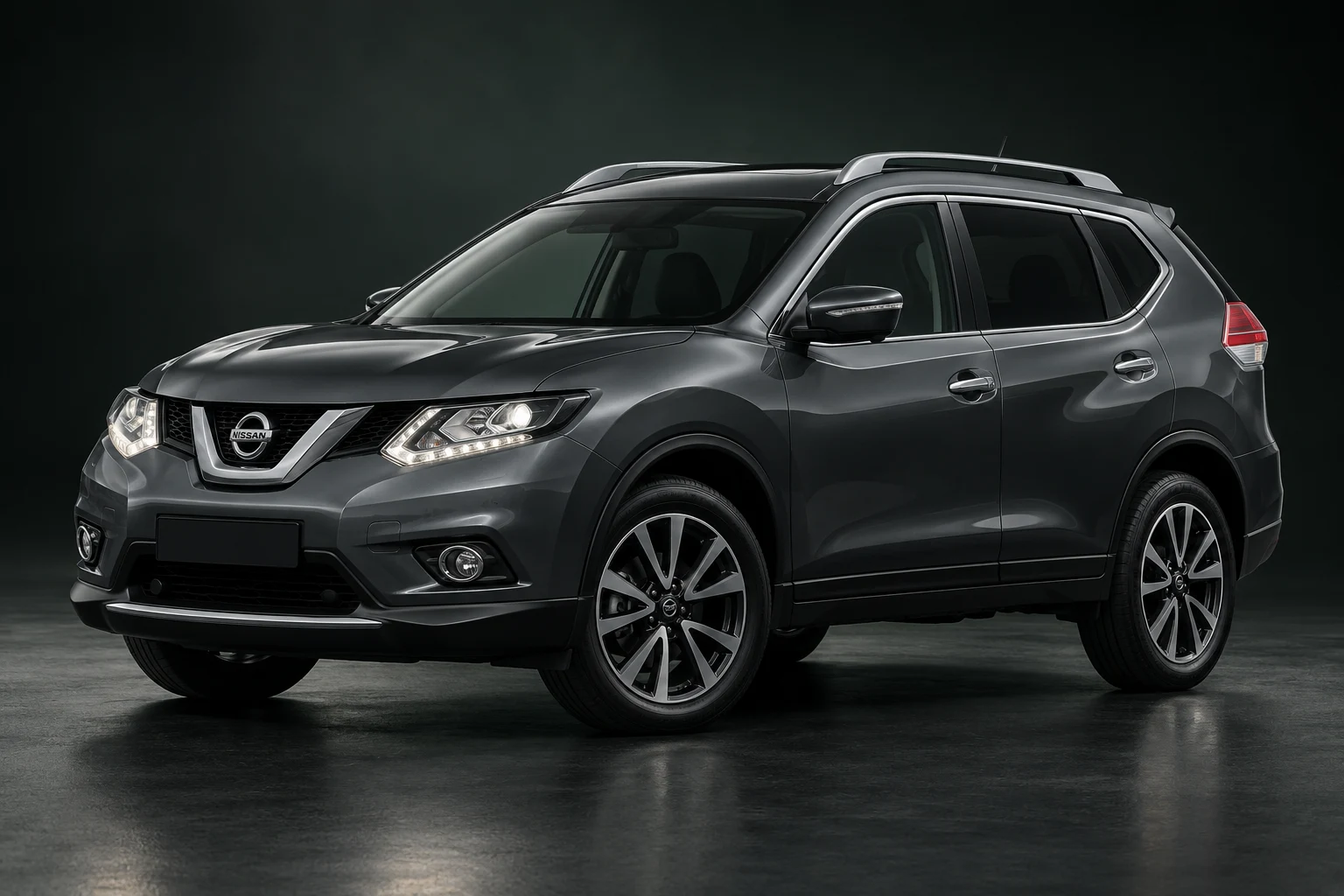 Nissan — студийная визуализация автомобиля
