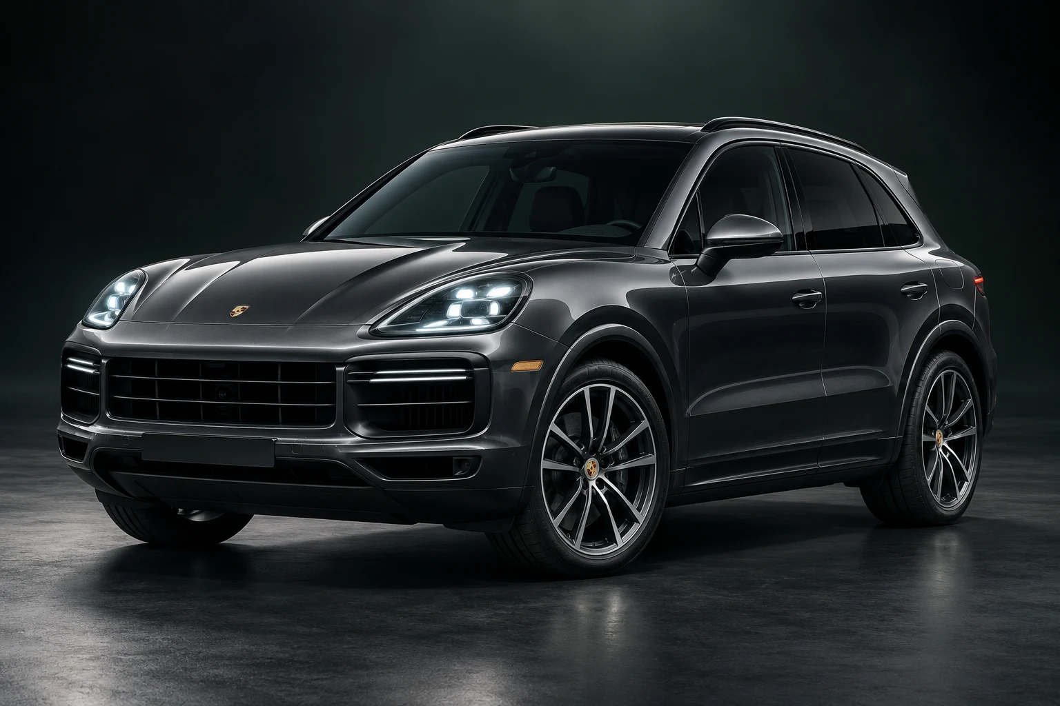 Porsche — студийная визуализация автомобиля