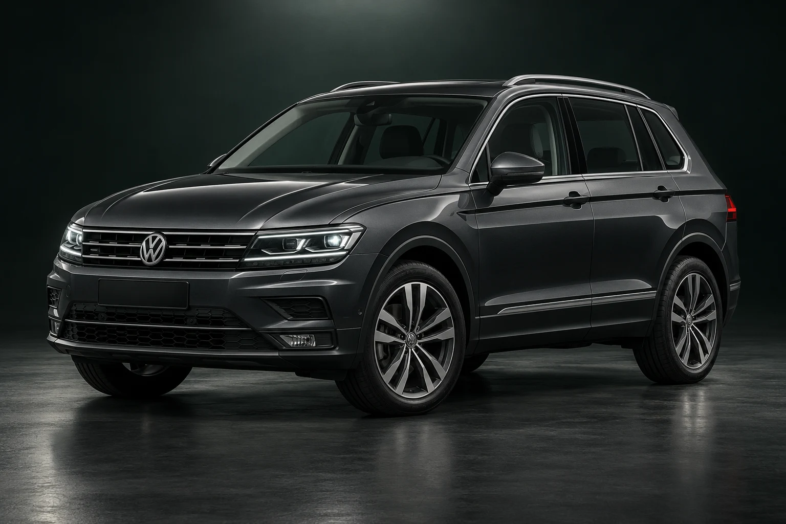 Volkswagen — студийная визуализация автомобиля